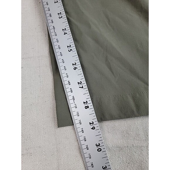 Eddie Bauer Convertable Hiking Pants Mens 38x30 * Green Stretch Lightweight EUC - Picture 3 of 14